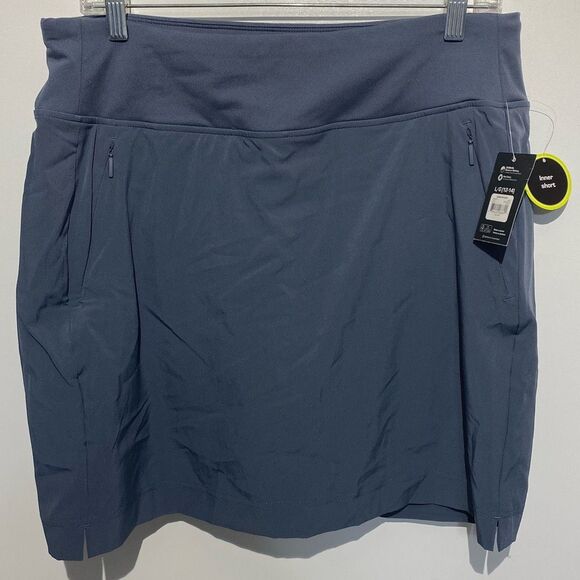 Athletic Works Women's Gray DryWorks Flex Fabric Commuter Skort Large NWT - Picture 1 of 10